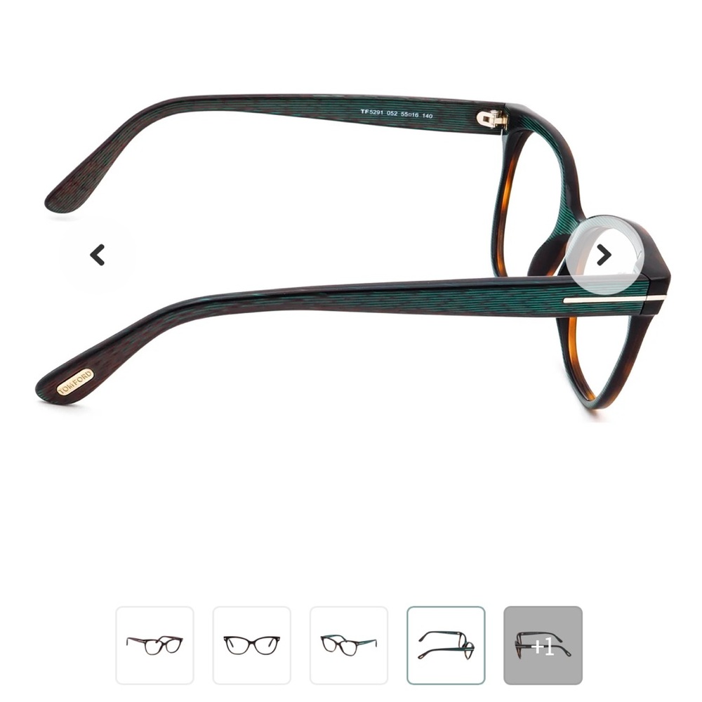 Tom Ford Women's Dark Havana Iridescent Glasses - Picture 15 of 15